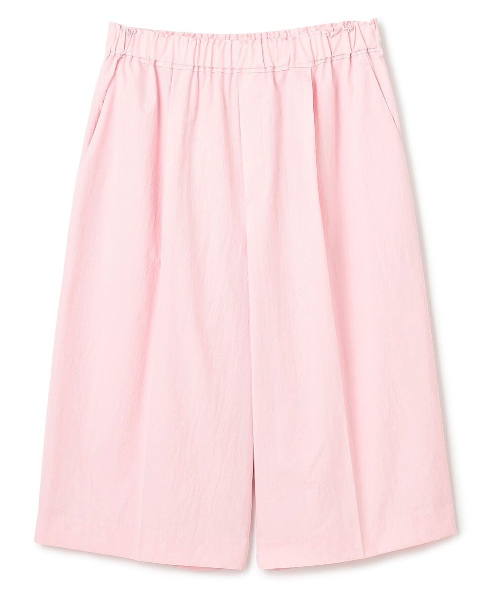 BEIGE， 【接触冷感/UVカット/洗える】YANN / ウエストゴムハーフタックパンツ 