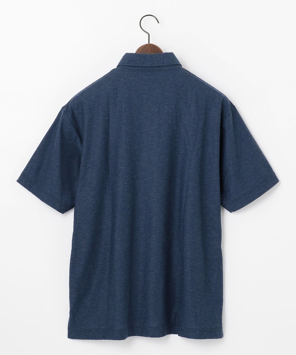 JOSEPH ABBOUD MOUNTAIN 【SPACE／UNISEX】オーガニックスラブプレーティング天竺 ポロシャツ 