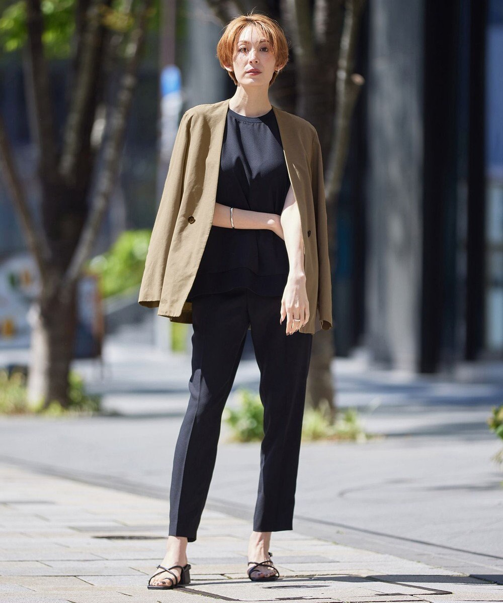 ICB 【洗える】 UnleashLite ノーカラージャケット 