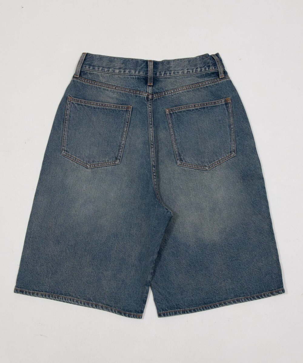 WEGO 【ユニセックス着用ITEM/SMLサイズ展開】スーパーバギーデニムショーツ 