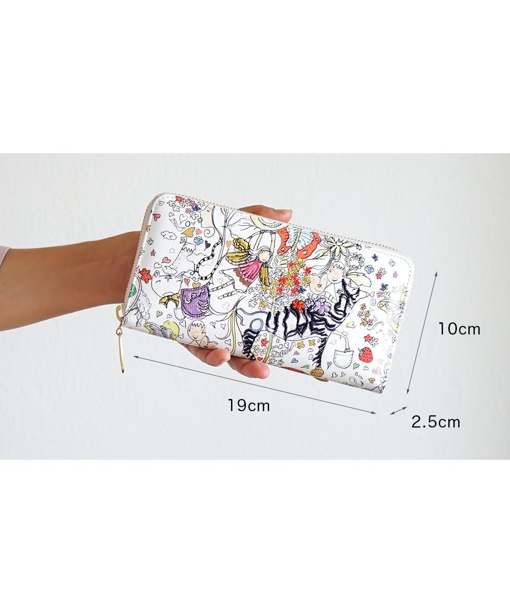 tsumori chisato CARRY ナチュラルラブ 財布 長財布 ラウンドファスナー 