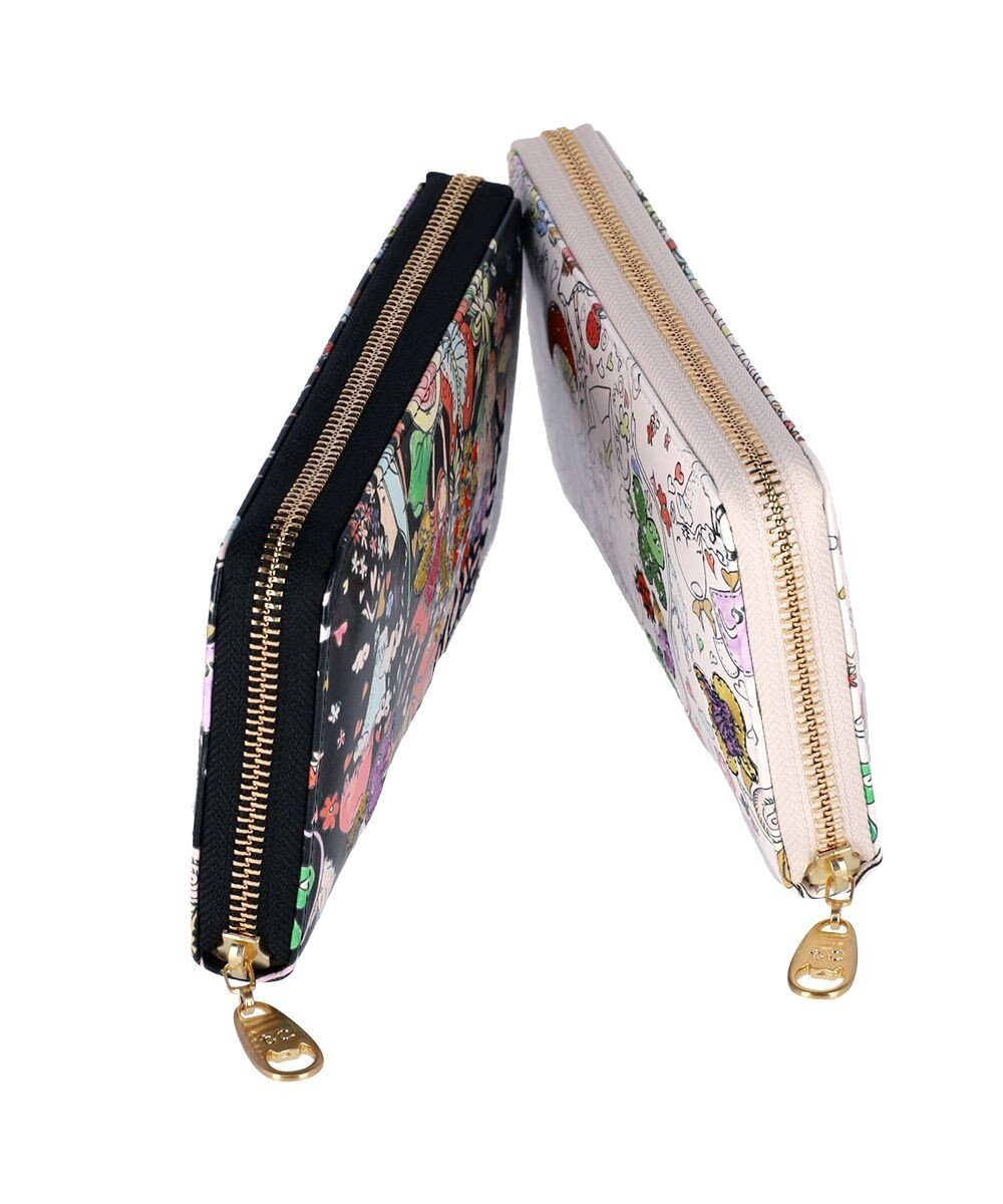 tsumori chisato CARRY ナチュラルラブ 財布 長財布 ラウンドファスナー 