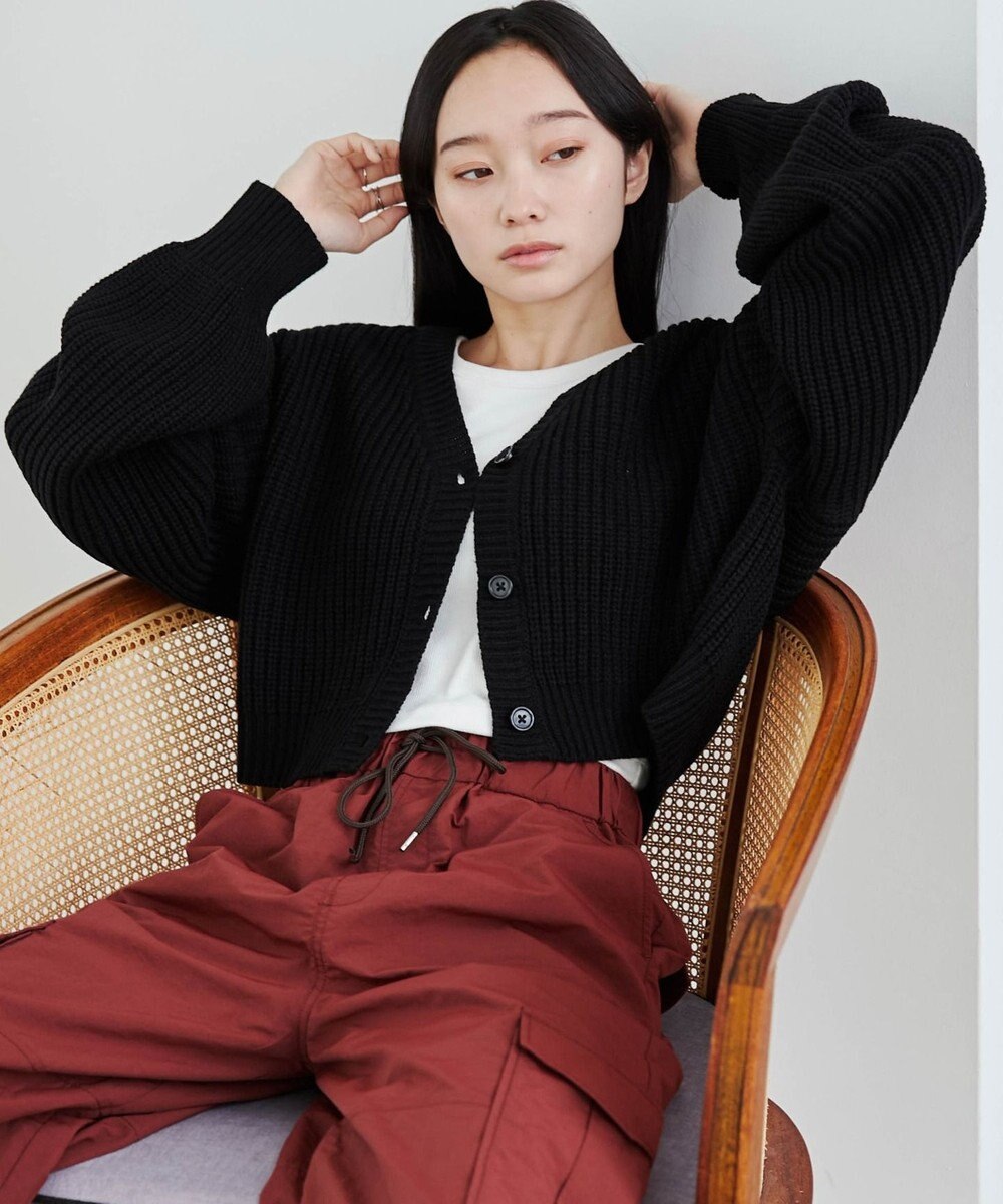 WEGO Vネックカラーカーディガン 