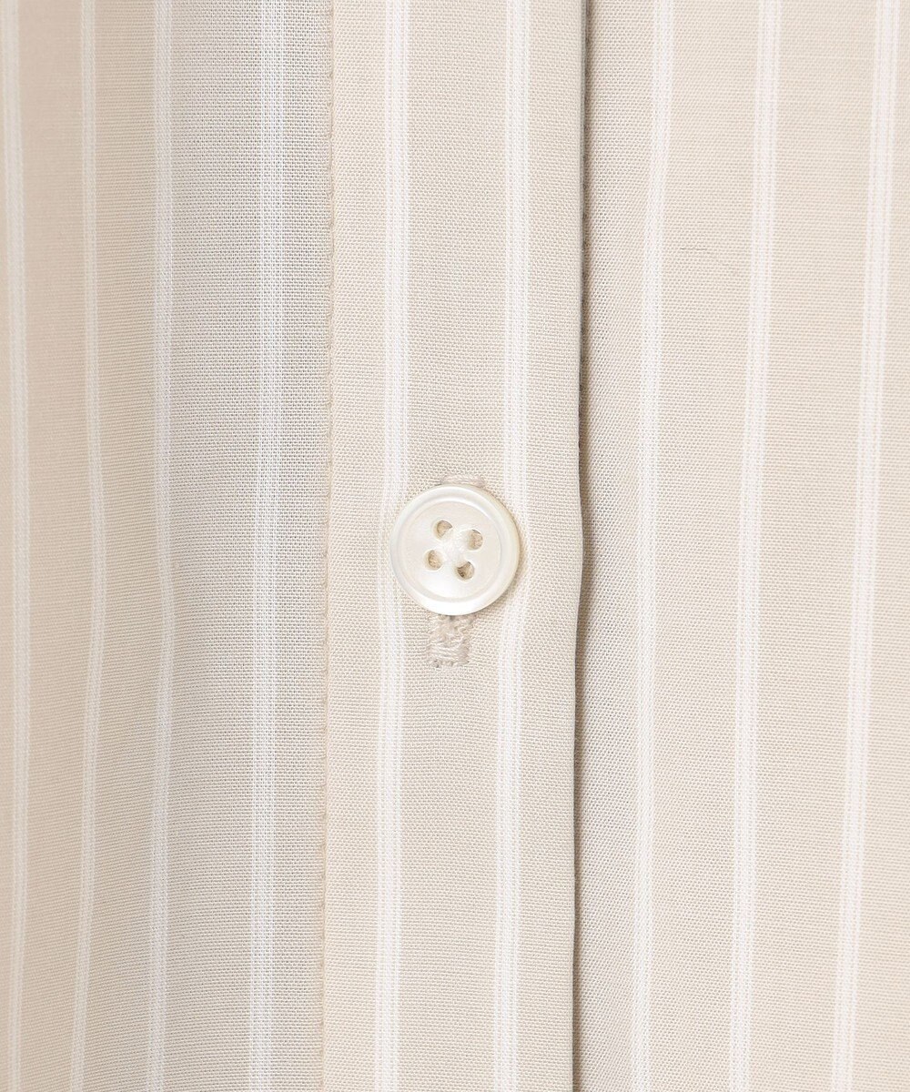 自由区 L エンブロイダリーブロードバンドカラー ブラウス 