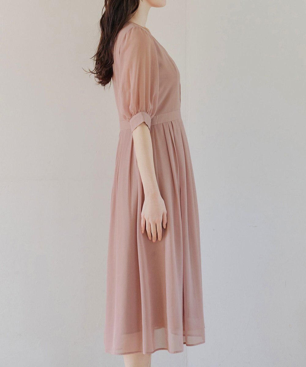 Tiaclasse 【新色追加】シフォンワンピース 