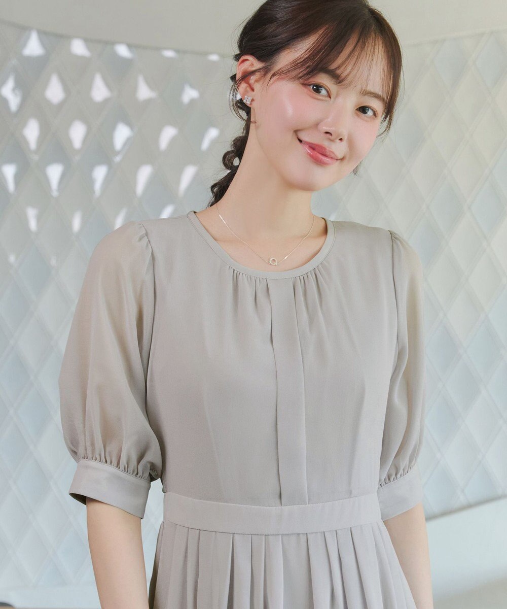 Tiaclasse 【新色追加】シフォンワンピース 