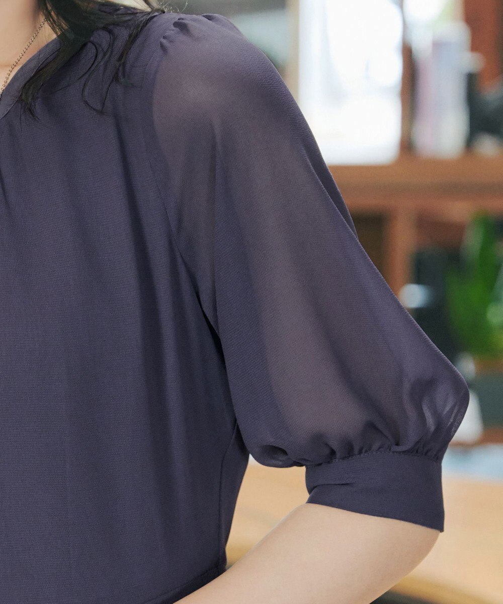 Tiaclasse 【新色追加】シフォンワンピース 