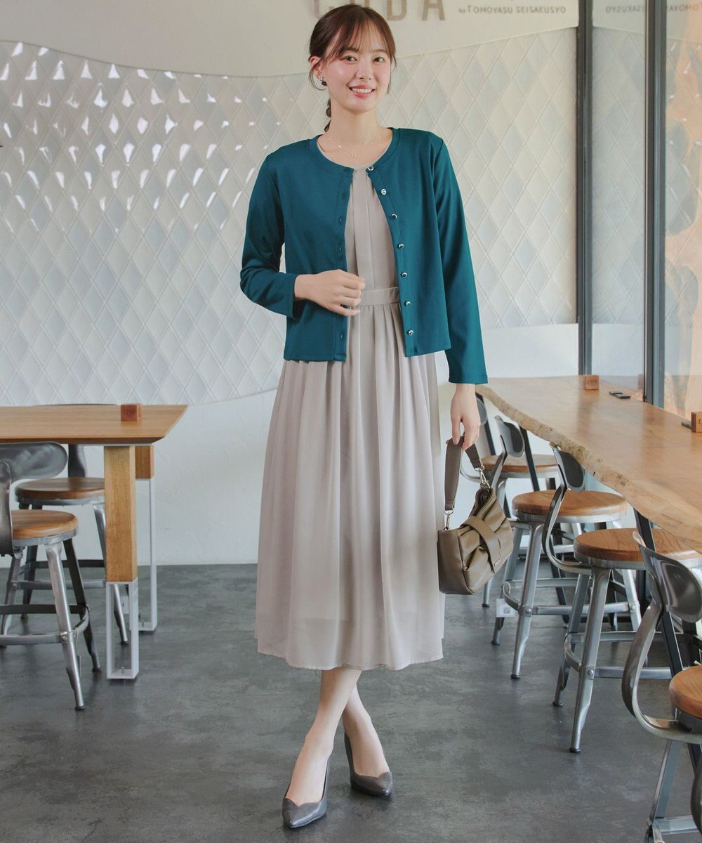 Tiaclasse 【新色追加】シフォンワンピース 