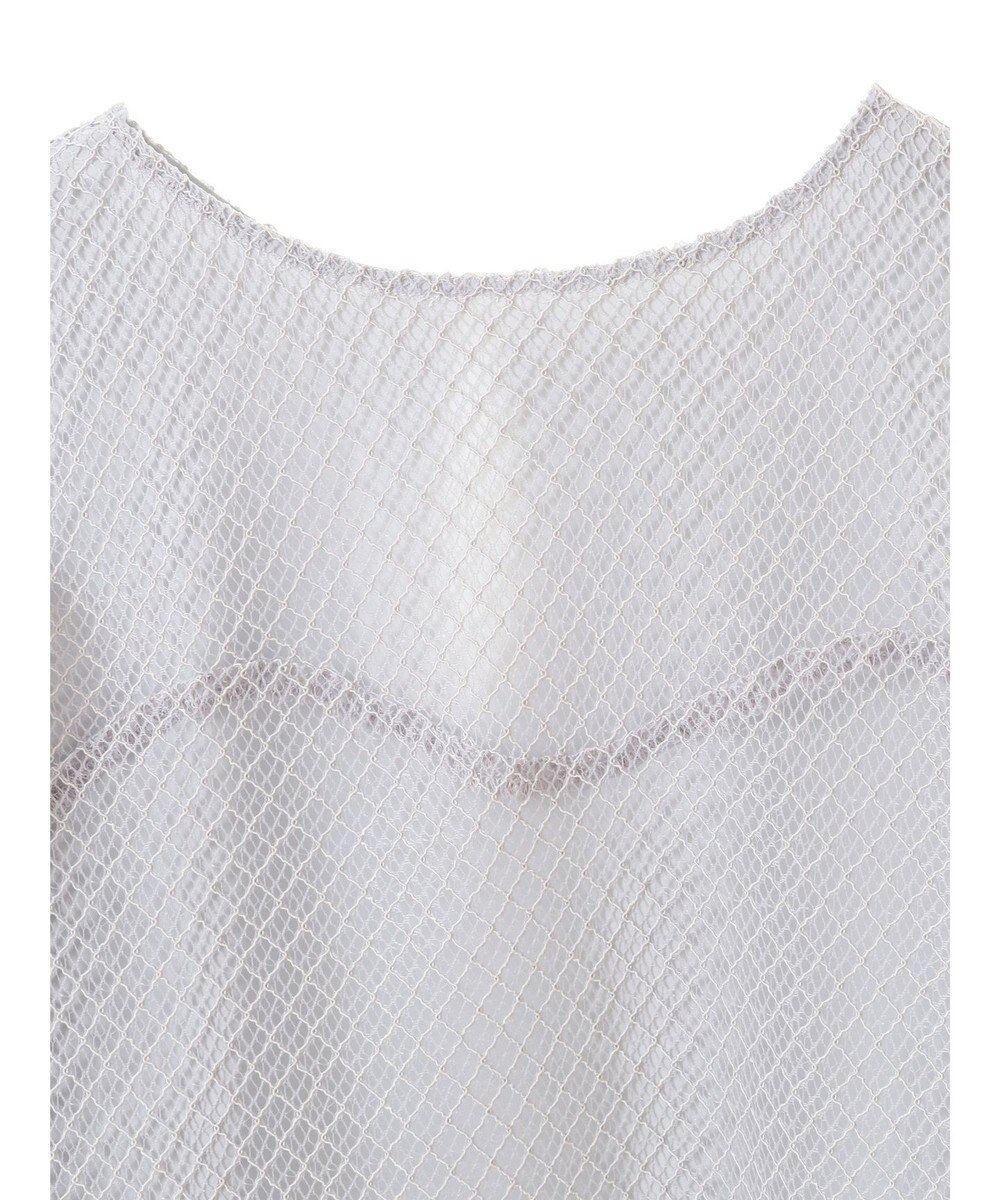 earth music&ecology 袖シアーレースプルオーバー 