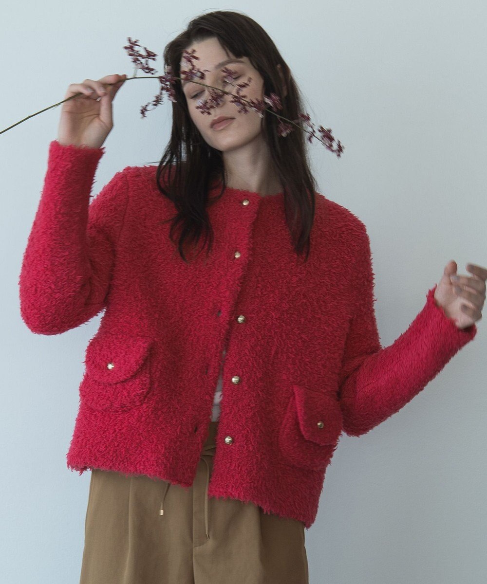 自由区 【カトリエムブーケ】Cahoteux poil ポケットディテールジャケット 