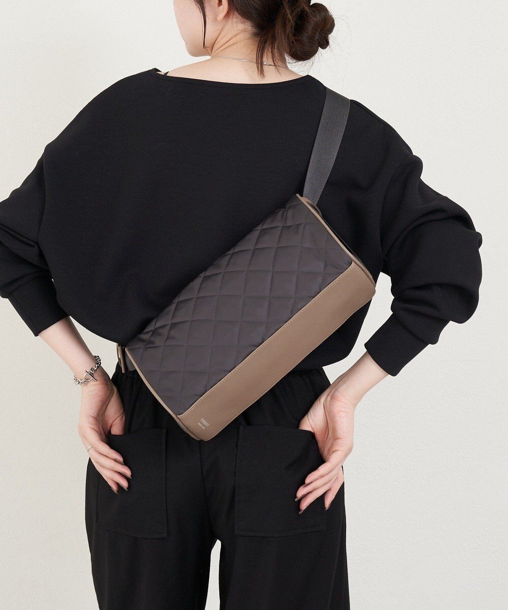 russet キルティングドラムミニショルダーバッグ(SF-267) 