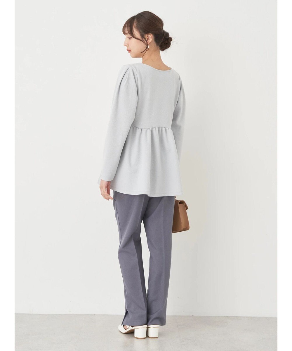 earth music&ecology ペプラムカットプルオーバー 