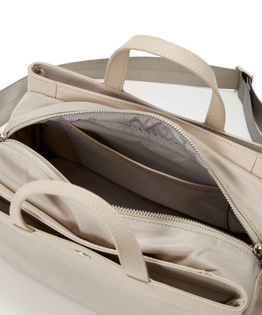 TOPKAPI 【Breath TOPKAPI】防水ナイロン レザーコンビ ミニトート ショルダーバッグ 