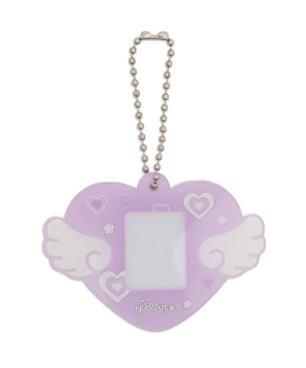 WEGO 【痛バ＆推し活グッズ】ハートエンジェルIDフォトケースキーホルダー 