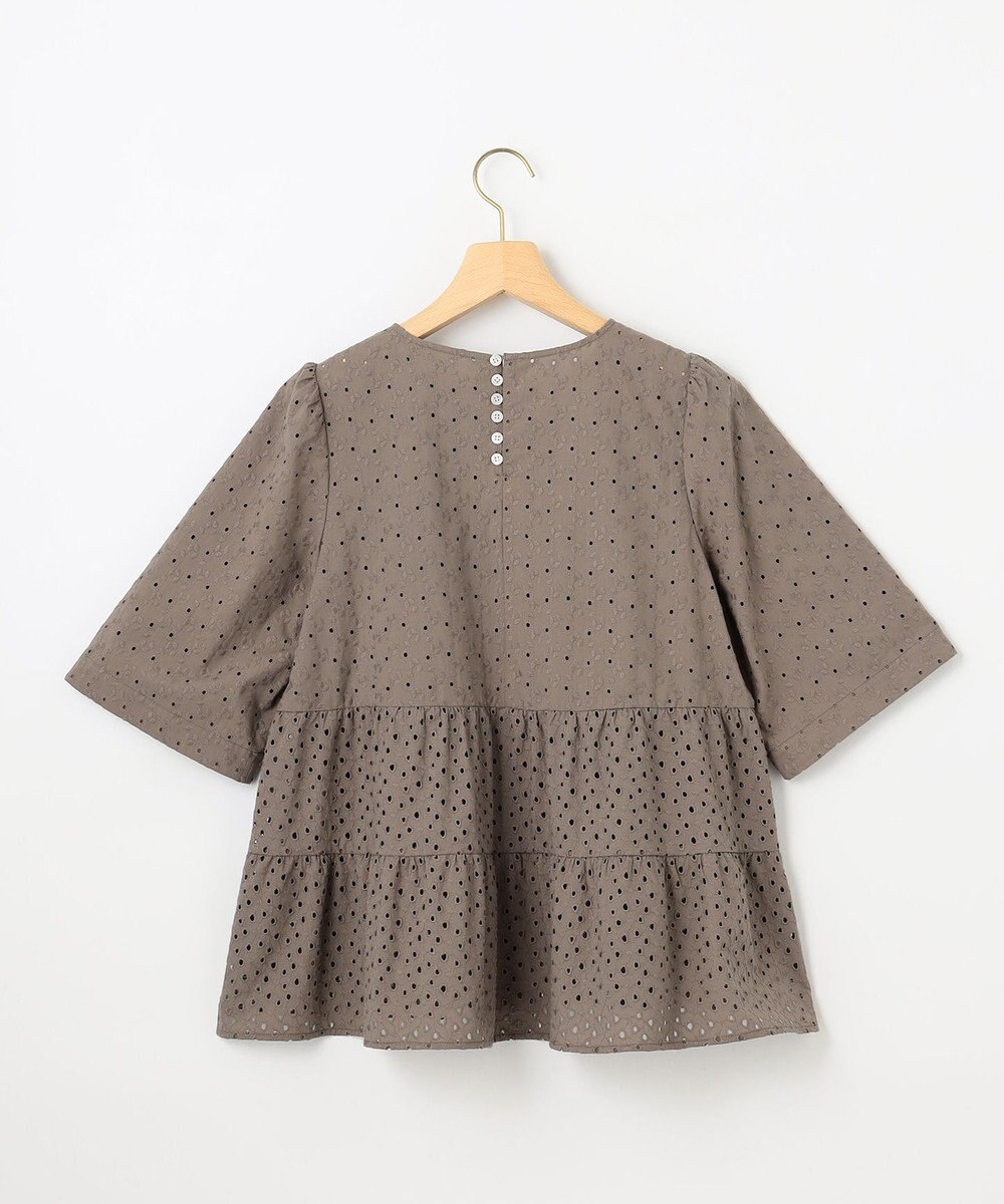 組曲 【新色追加】エンブロイダリーレースフリル ブラウス 