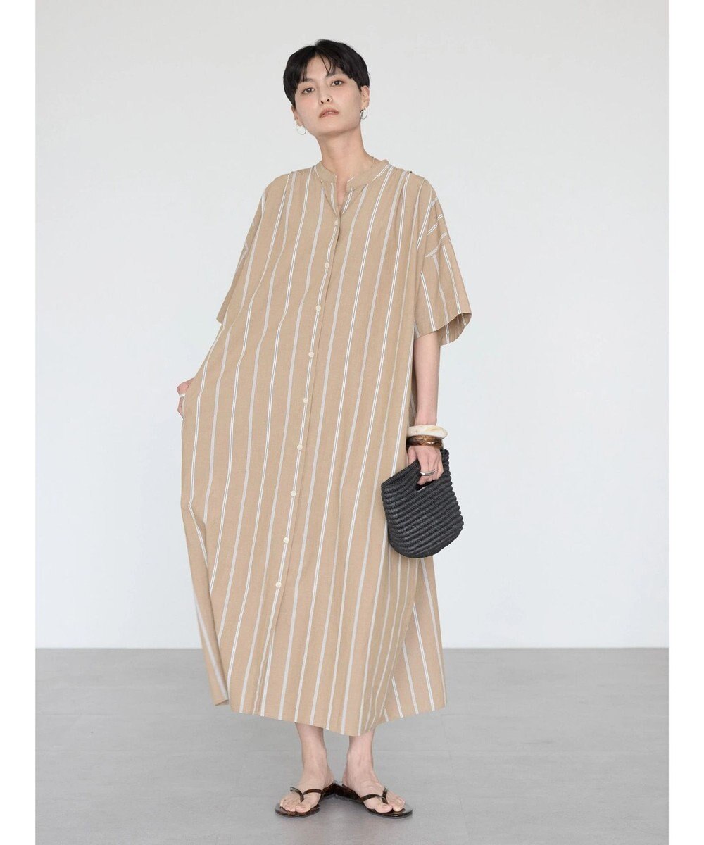 AMERICAN HOLIC イージーケア＋接触冷感丈違い強撚ワッシャーワンピース 