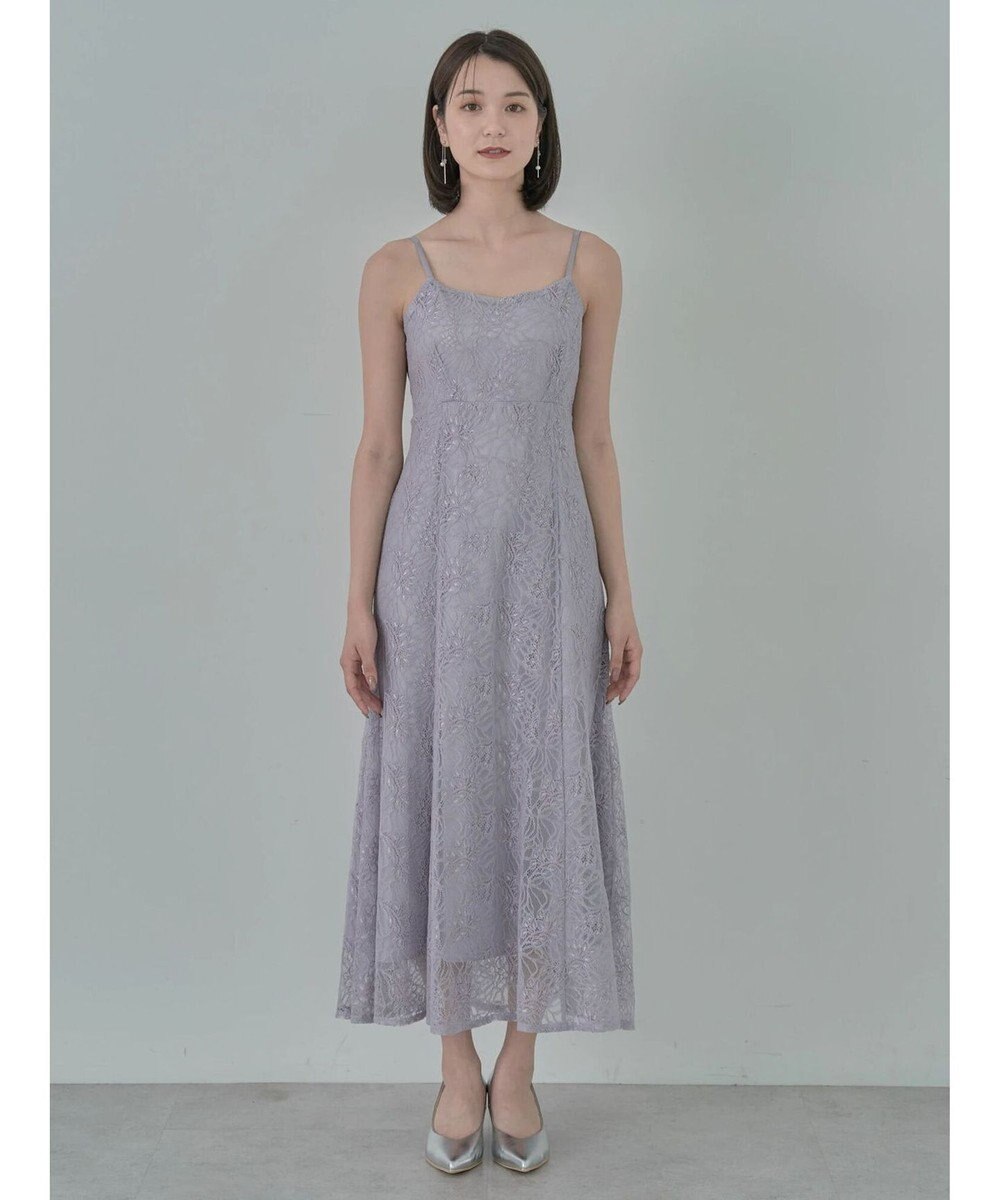 earth music&ecology ＳＥＴ２点　シースルーブラウス付きキャミワンピース 