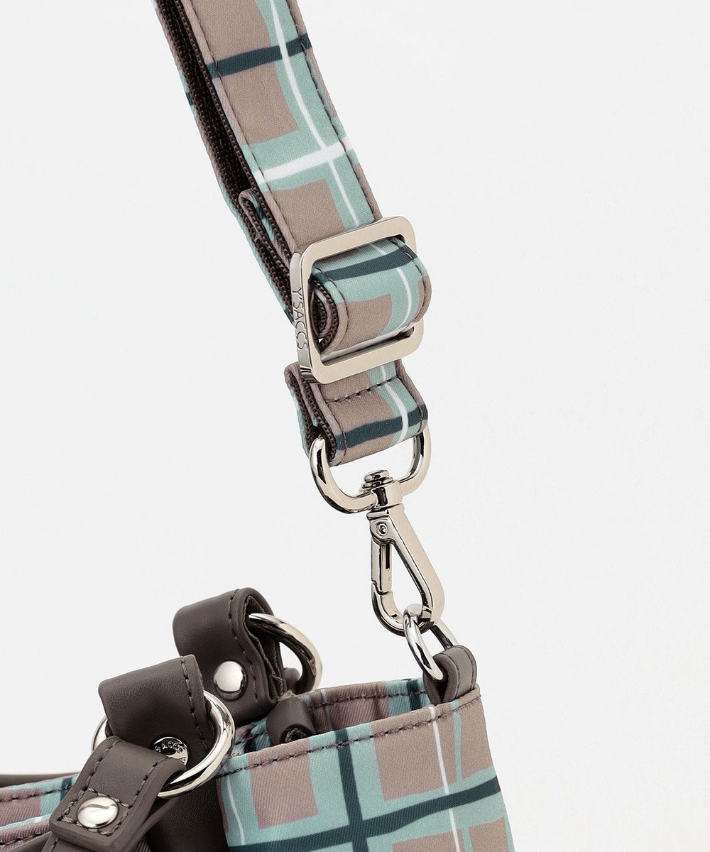 Y'SACCS ドローイングチェック2WAYミニトート 