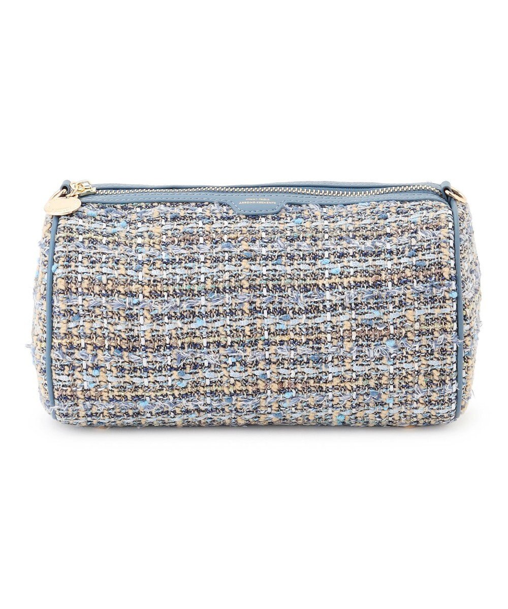 23区 GIOLICAツイード シリンダー ショルダーバッグ 