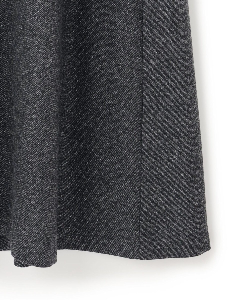 23区 S ラメミックスツイード Vネックワンピース 