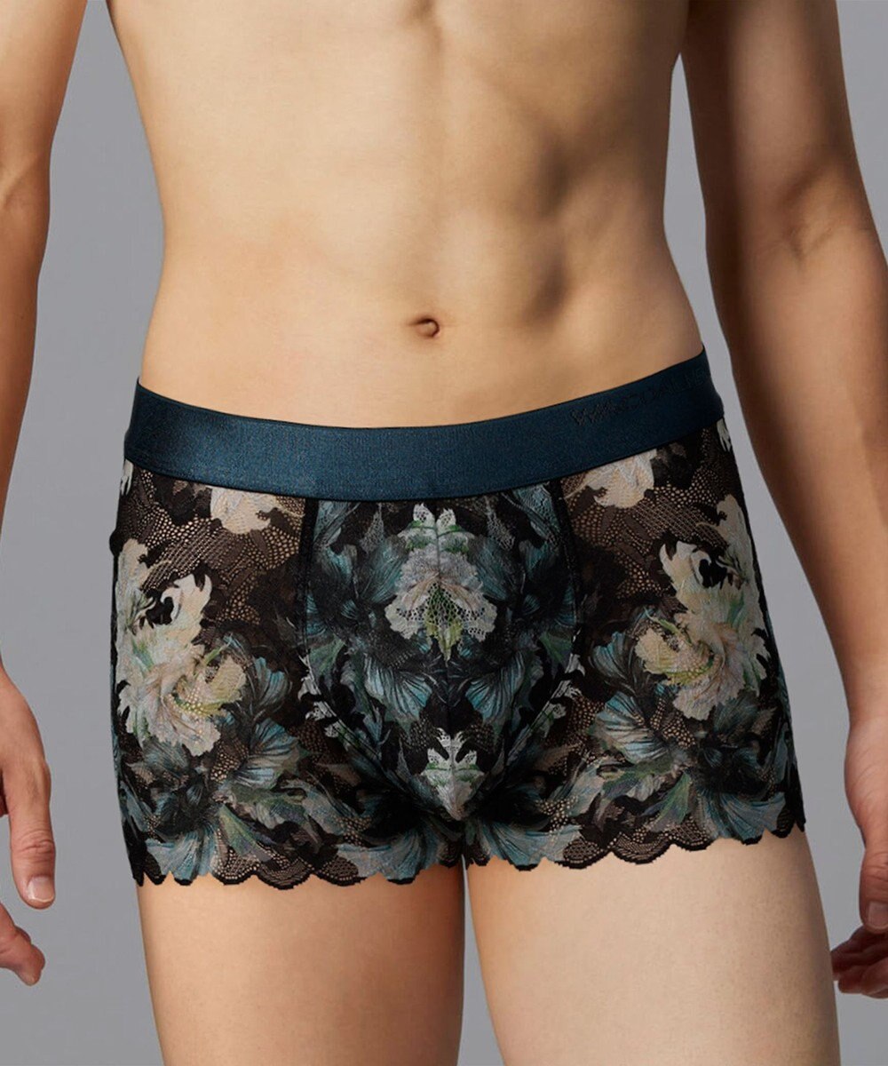 WACOAL MEN WACOAL MEN ボクサーパンツ 【レースボクサー】 フロント快適グラマラス 通気性 前閉じ 下着 メンズ WT3827 /ワコールメン 