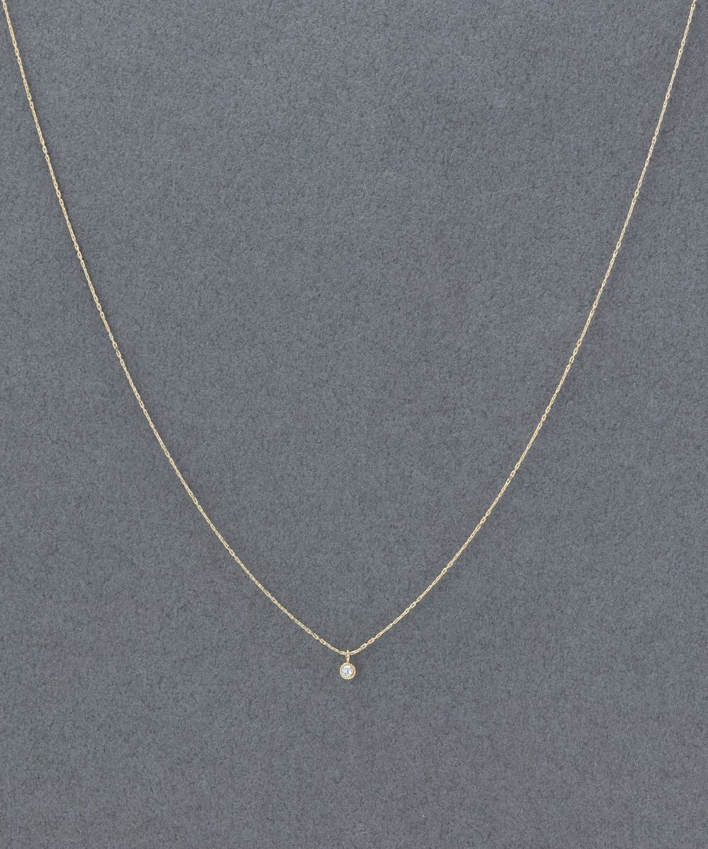 Phoebe 【金属アレルギー対応】シャイニーフチミルネックレス　ゴールド 