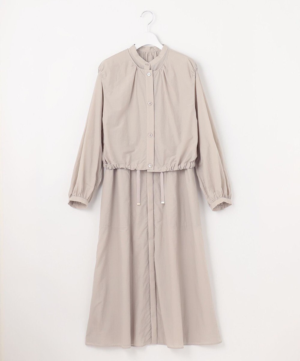 自由区 【UVケア・接触冷感・洗える】3WAYシアー コート 