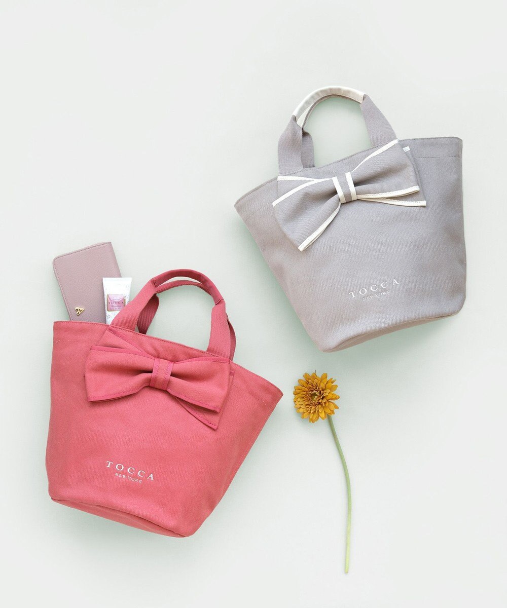 TOCCA RIBBON KNOT CANVASTOTE キャンバストート 