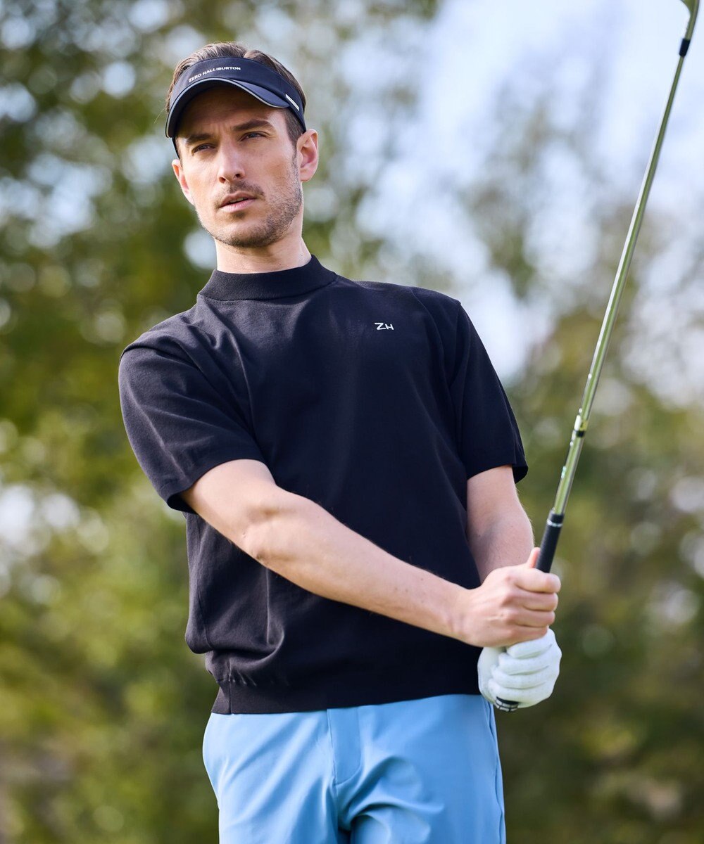 ZERO HALLIBURTON ニットモックネックTシャツ ZHG-M5S9b 82959 