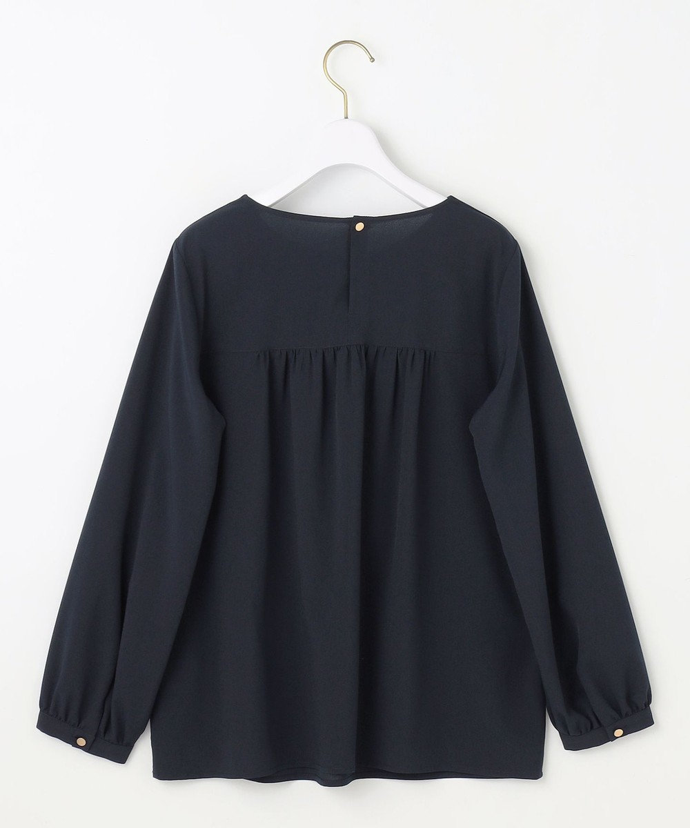 ANY SIS S 【洗える】ケープフリル ブラウス 