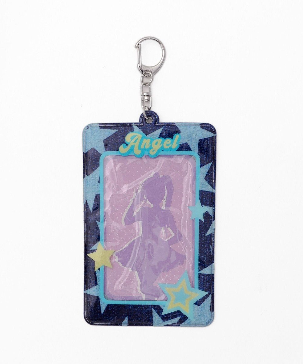 WEGO 【痛バ＆推し活グッズ】デニムグラフィックカードホルダーキーホルダー 