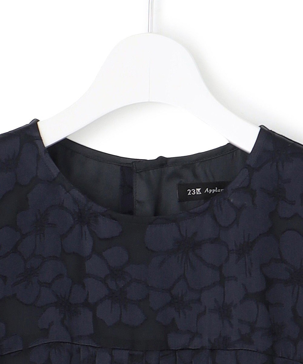 23区 L 【APPLAUDIR】フラワーサテンオパール ドレス 
