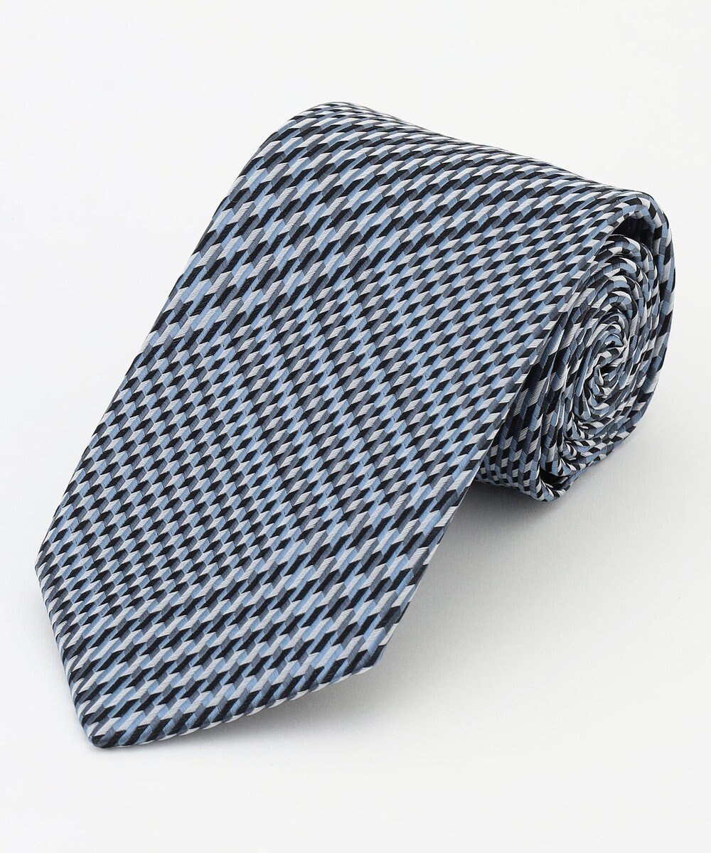 JOSEPH HOMME 【日本製】アブストラクトグレンチェック　ネクタイ 