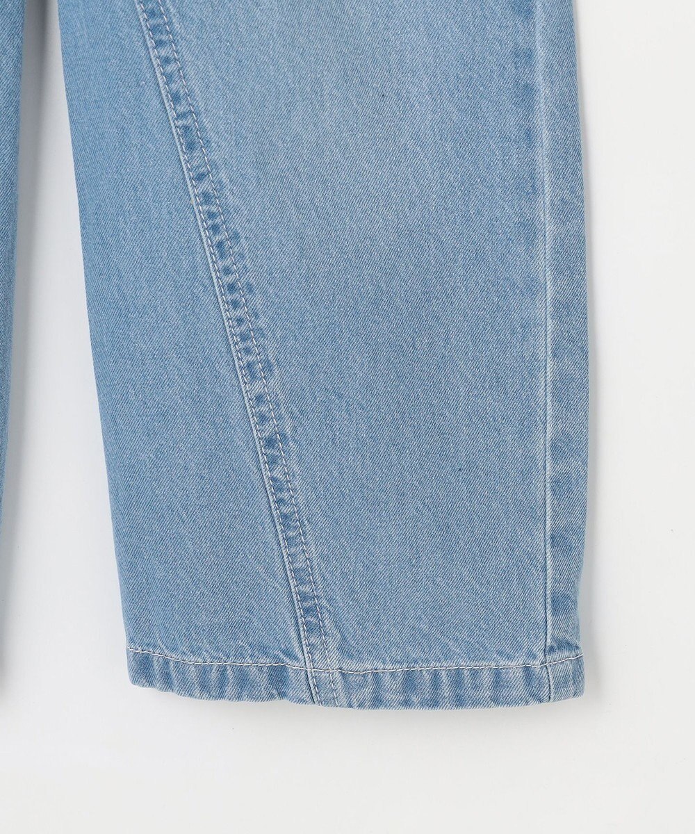 ANY KIDS 【一部店舗/WEB先行販売アイテム】【洗濯機可能】刺繍 ワイドデニムパンツ 