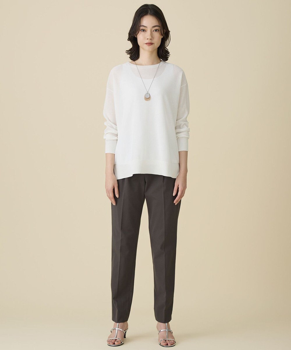 自由区 L ファインゲージスパングルプルオーバー ニット 