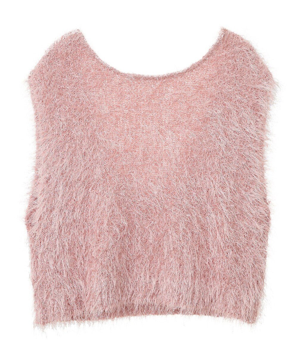 AMERICAN HOLIC 選べる丈２サイズ前後２ｗａｙシャギーベスト 