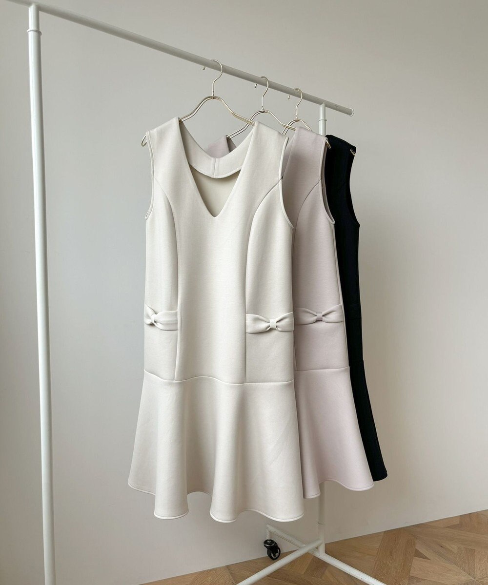 Feroux 【新型・洗える】リボンデザイン ダンボールワンピース 