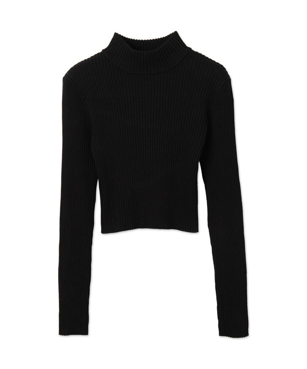 WEGO リブハイネックショートニット 