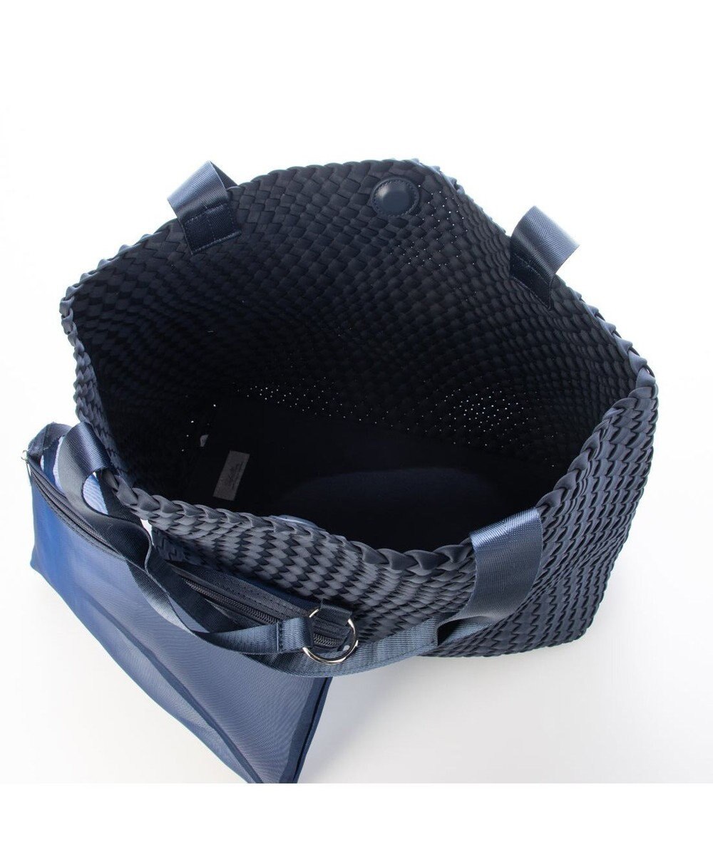 UNBILLION ポーチ付きネオプレーンメッシュビッグトートバッグ 