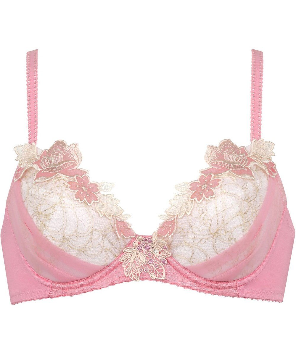 Wing Wing Lesiage　【2720シリーズ】ブラジャー　シアー感のあるラグジュアリーなデザイン　ウイング／ワコール　PB2720 