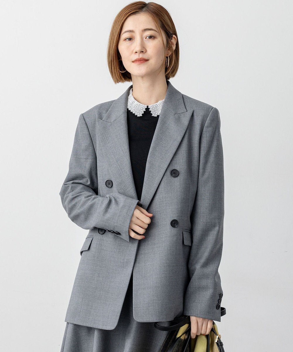 23区 【セットアップ対応】TWサキソニー ダブル ジャケット 