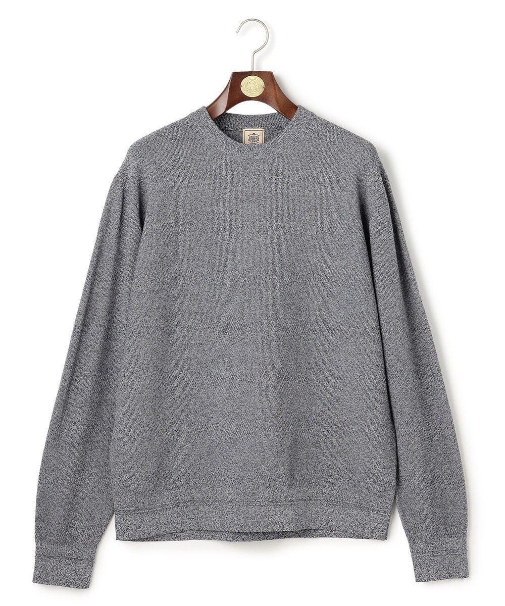 J.PRESS MEN 【KING SIZE】ギマコットンカノコクルーネック ニット 