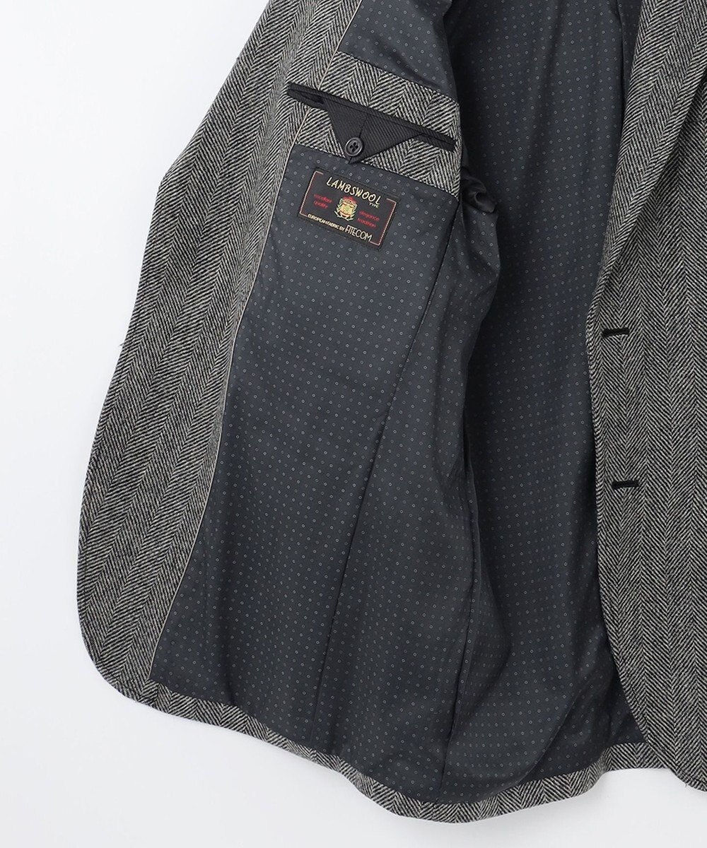 JOSEPH ABBOUD 【リラックスサイズ】ラムウールツィード ジャケット 