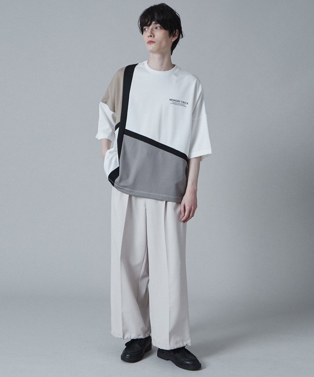 WEGO ドルマンポンチカラーブロックT（S） 