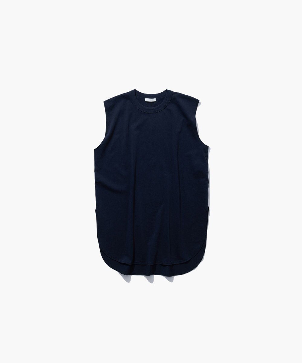 ATON DRY COTTON JERSEY | ラウンドヘムタンクトップ 