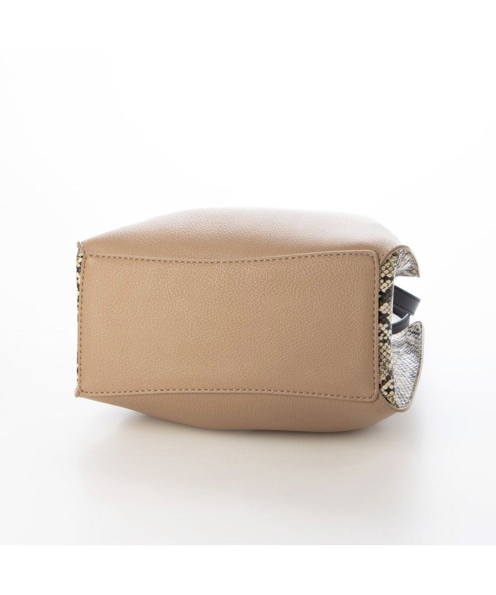 UNBILLION カシュカシュ cachecache / フェイクレザーショルダーバッグ付スクエアトート 