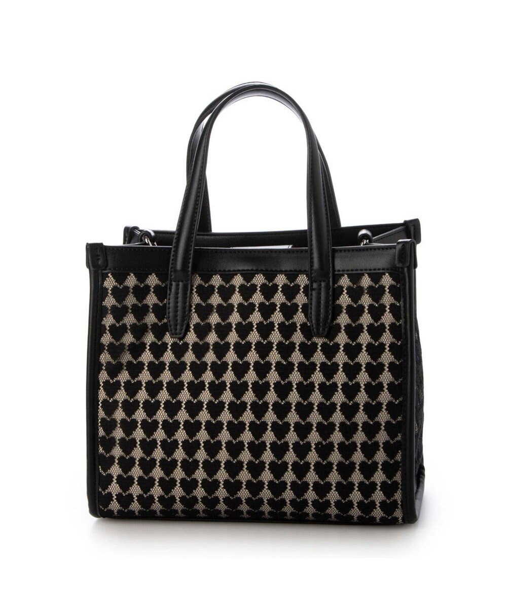 UNBILLION カシュカシュ cachecache / ハート柄レーススクエア2wayトート 