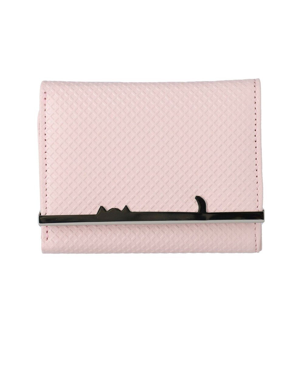 tsumori chisato CARRY クロスエンボス 3つ折りミニ財布 