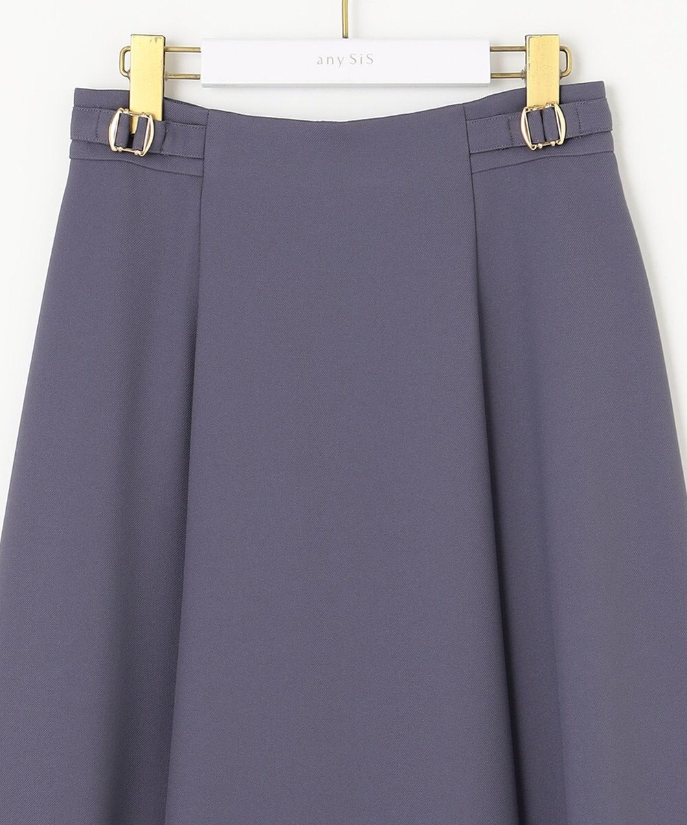ANY SIS 【洗える】プチベルトフレア スカート 