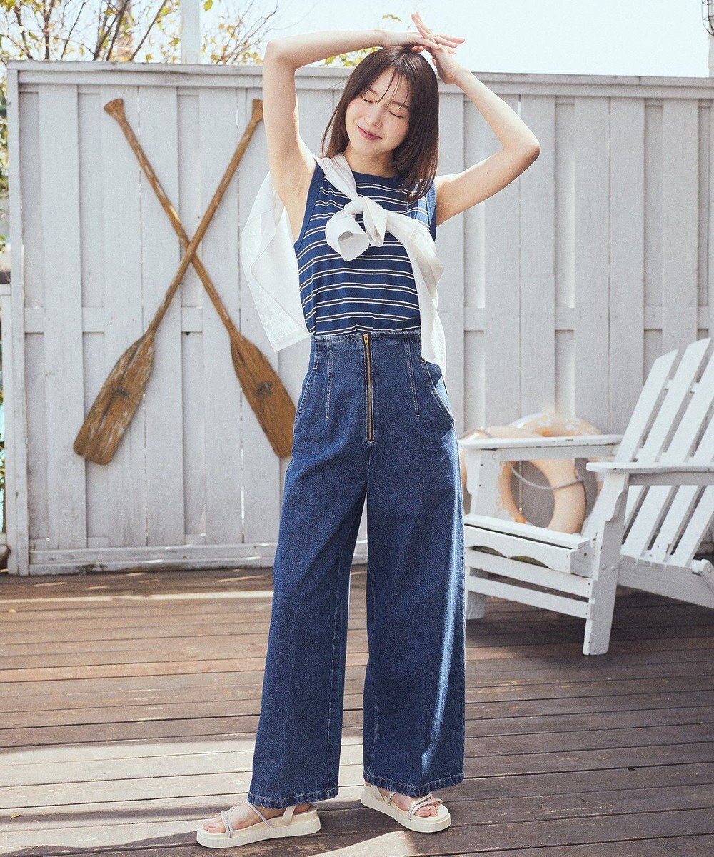 earth music&ecology リブタンクトップ 